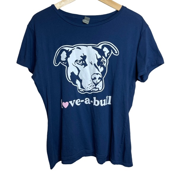 Tops - Love A Bull Pit Bull American Bully Graphic Tee